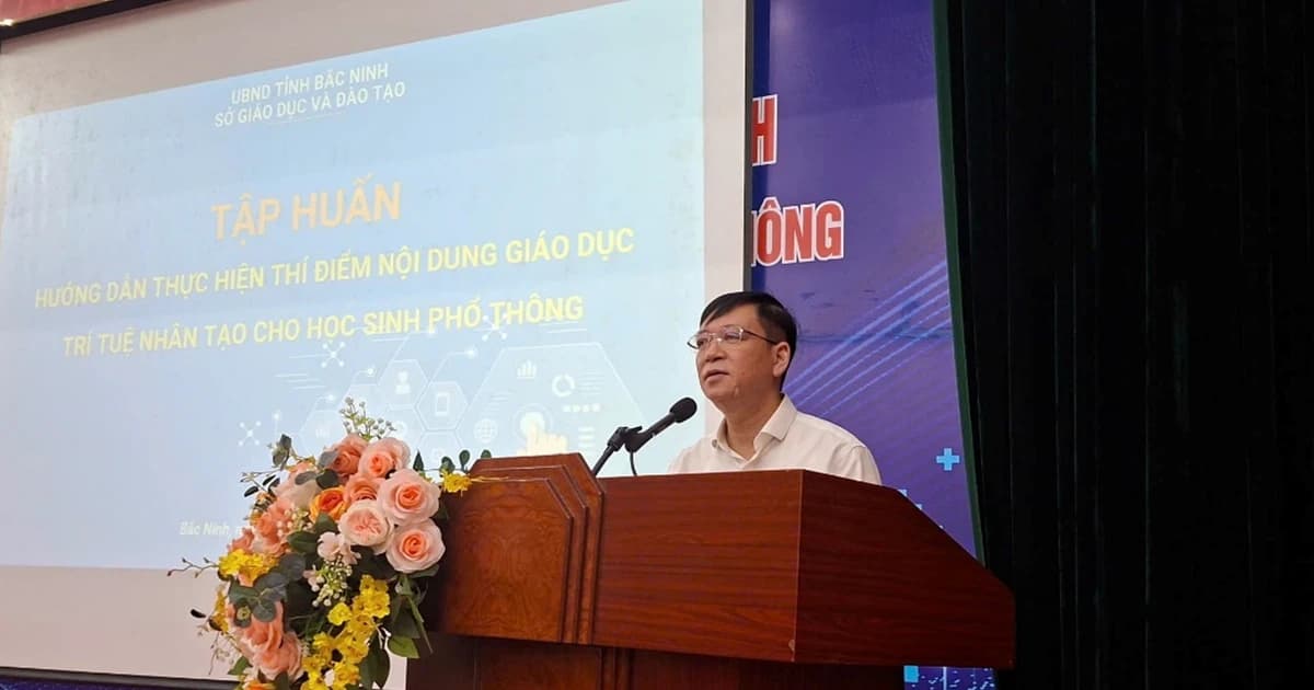 Gần 300 giáo viên Bắc Ninh tập huấn triển khai thí điểm giáo dục AI
