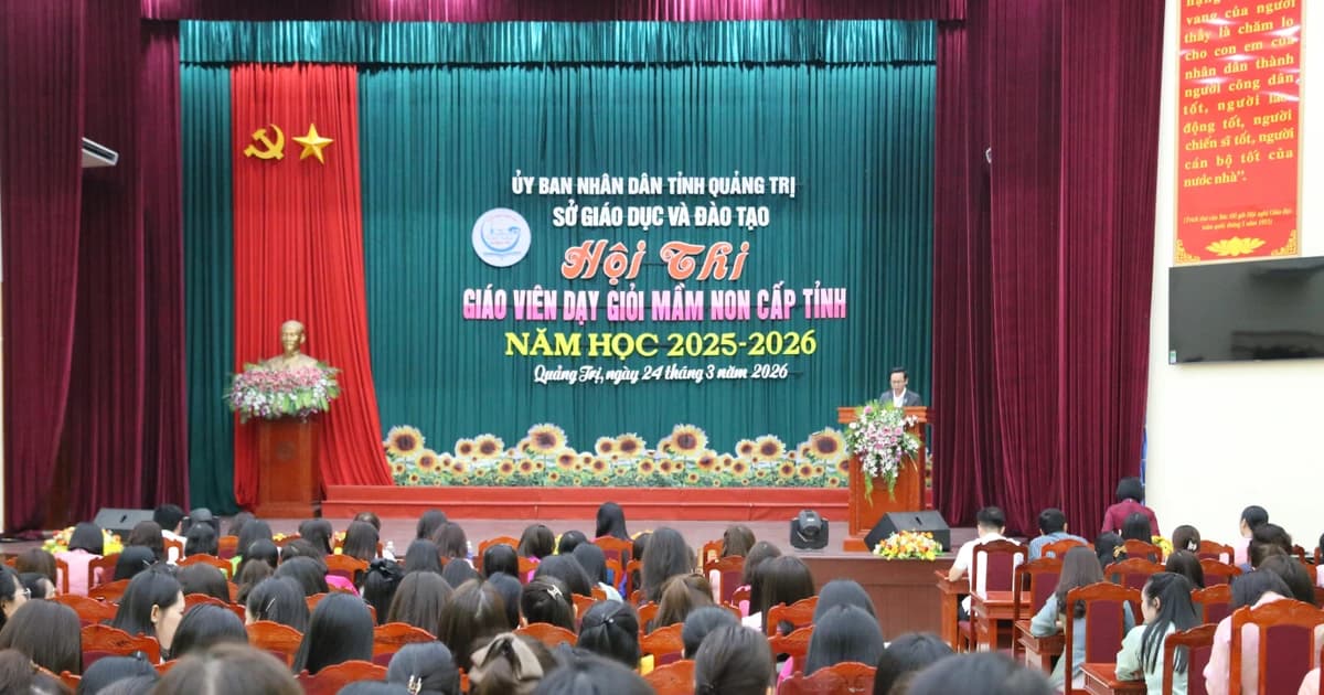 Hơn 200 cô giáo Quảng Trị tham gia Hội thi giáo viên dạy giỏi cấp mầm non