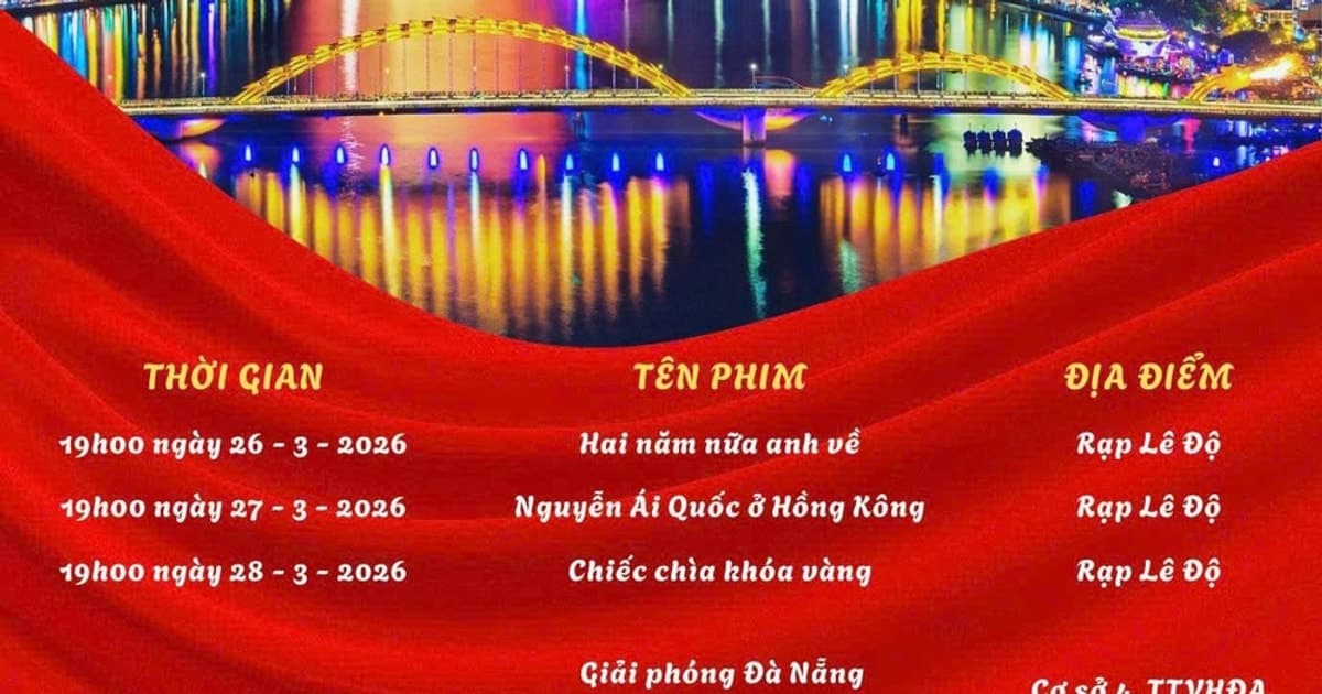 Đà Nẵng chiếu phim miễn phí kỷ niệm 51 năm ngày giải phóng