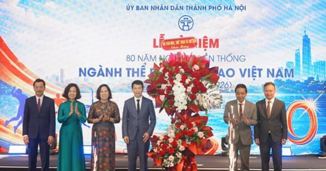 Hà Nội kỷ niệm 80 năm Ngày truyền thống ngành Thể dục thể thao Việt Nam