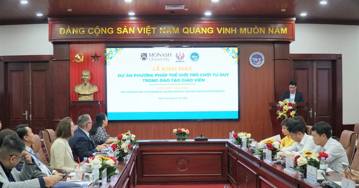 Khai mạc dự án phương pháp thế giới trò chơi tư duy trong đào tạo giáo viên