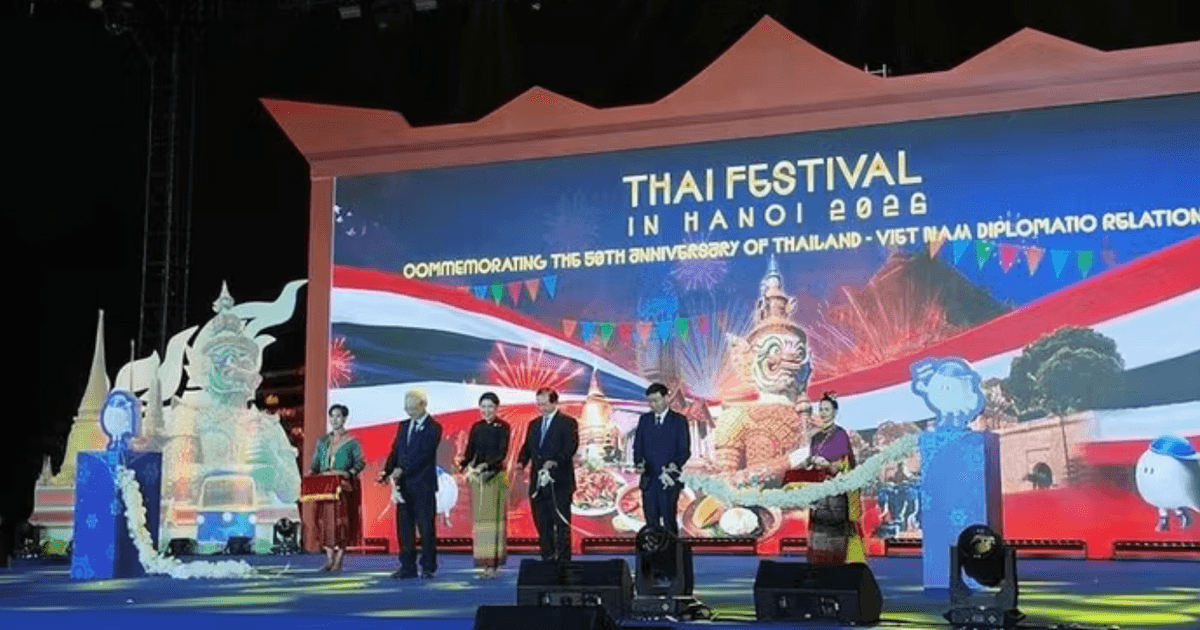 Khai mạc lễ hội 'Thai Festival 2026' tại Hoàng thành Thăng Long