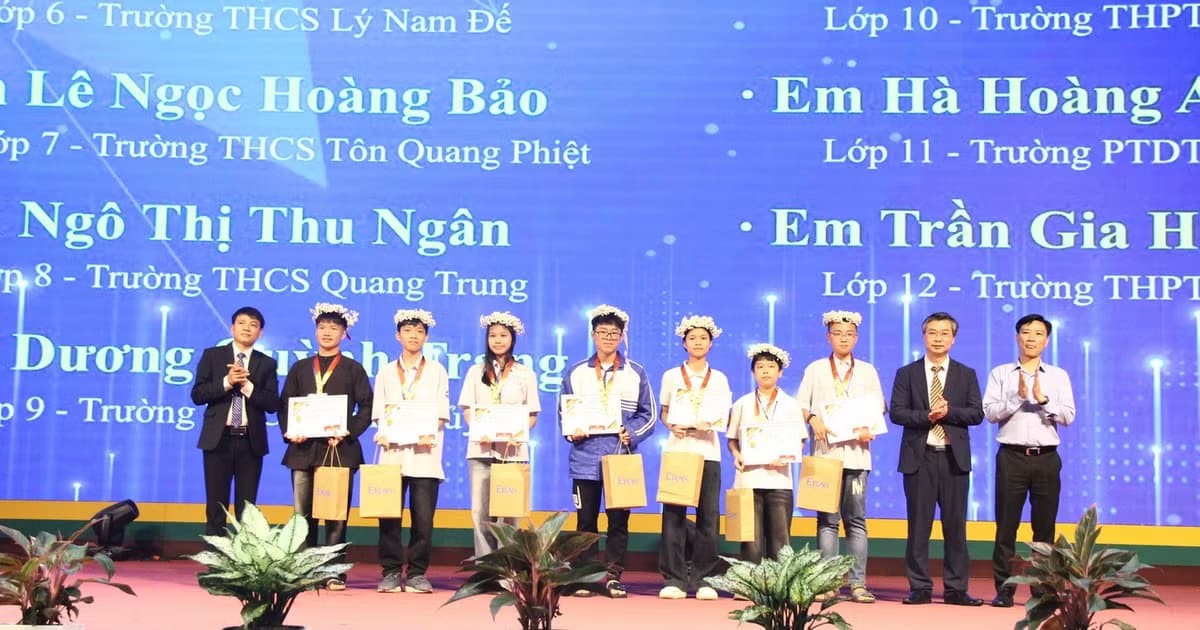 Hơn 30.000 học sinh tranh tài Giải toán trên máy tính cầm tay