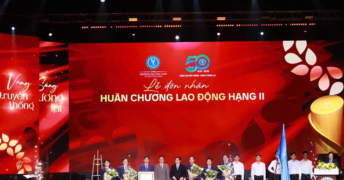 Trường Đại học Luật TPHCM kỷ niệm nửa thế kỷ vun bồi giá trị pháp lý