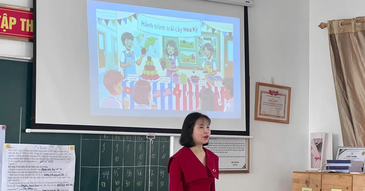 Ứng dụng công nghệ số vào dạy học của cô giáo đất mỏ