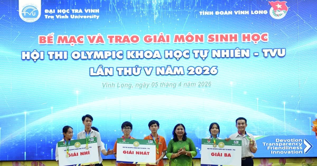 Đại học Trà Vinh 'thắp lửa' đam mê khoa học cho học sinh THPT