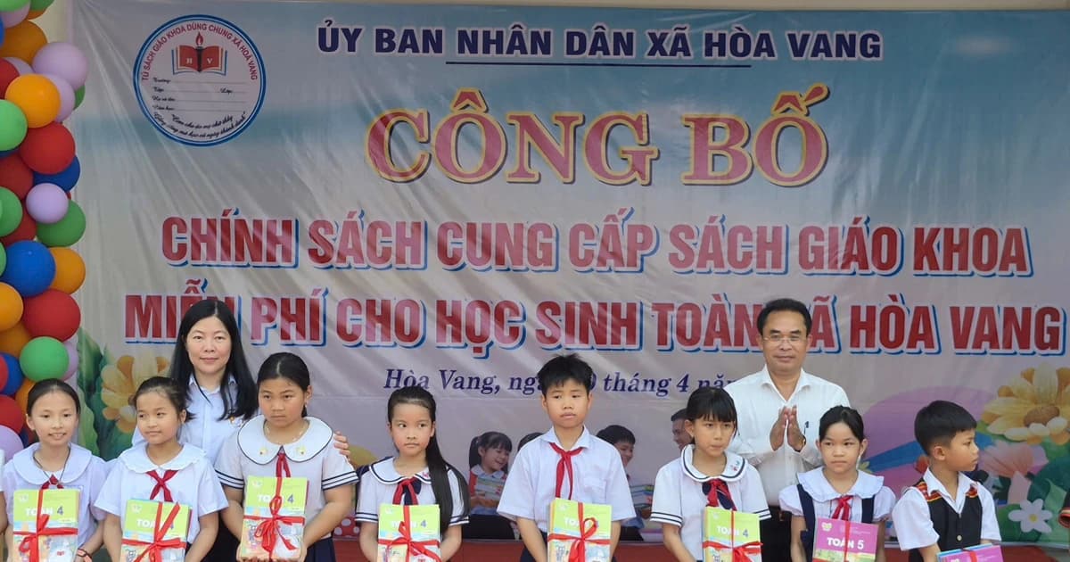 Địa phương đầu tiên cả nước miễn phí sách giáo khoa cho 100% học sinh