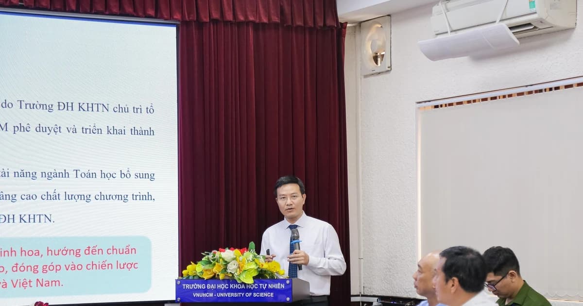 Đột phá đào tạo Toán học với chương trình Cử nhân tài năng
