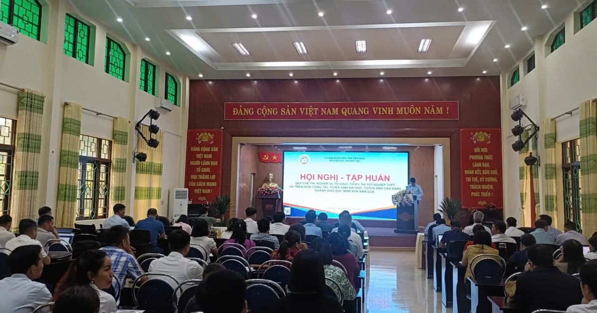 Điện Biên tập huấn quy chế thi tốt nghiệp THPT 2026