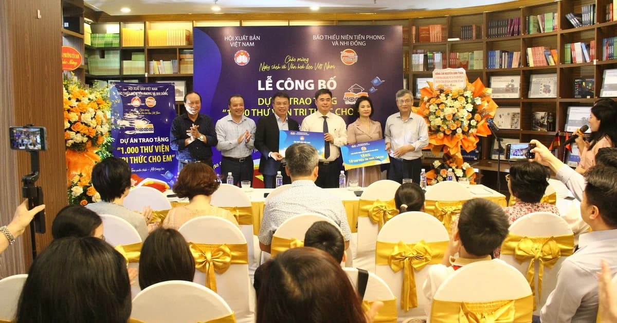 Công bố Dự án xây dựng 1.000 thư viện cho học sinh