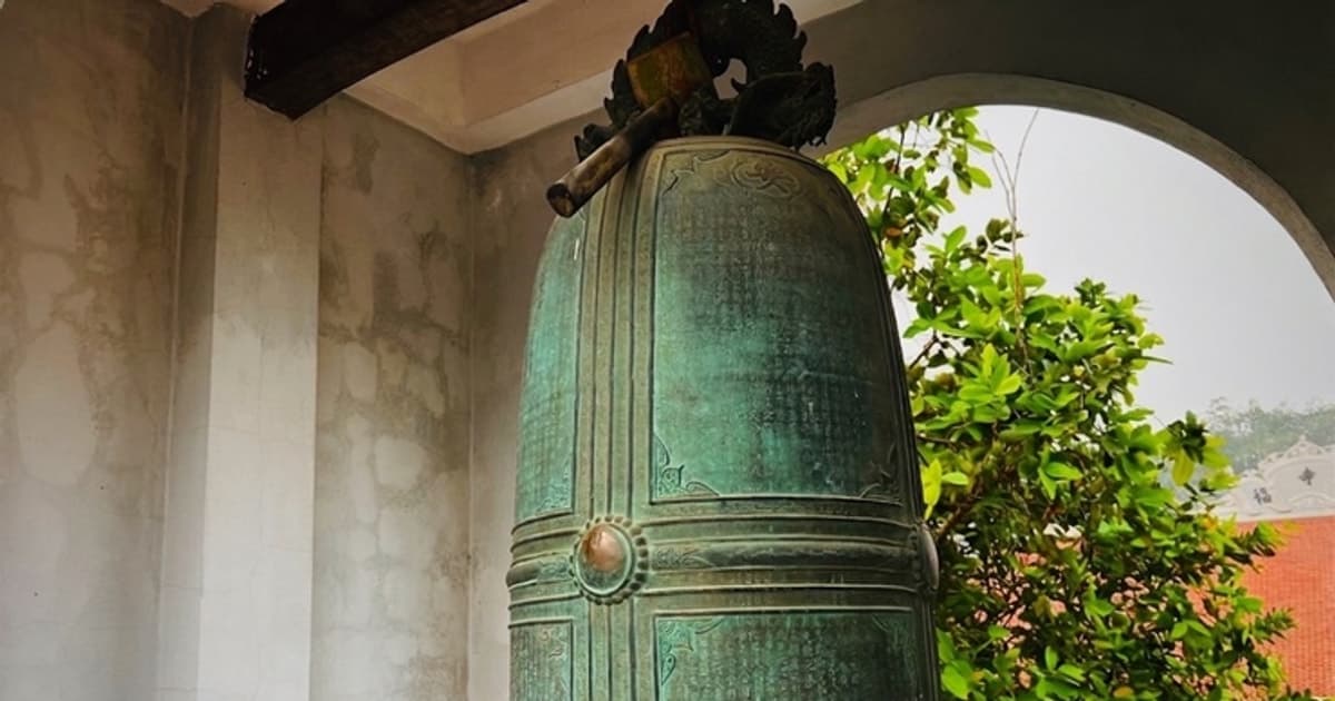 Hà Nội: Đón Bằng công nhận Bảo vật quốc gia chuông chùa An Xá