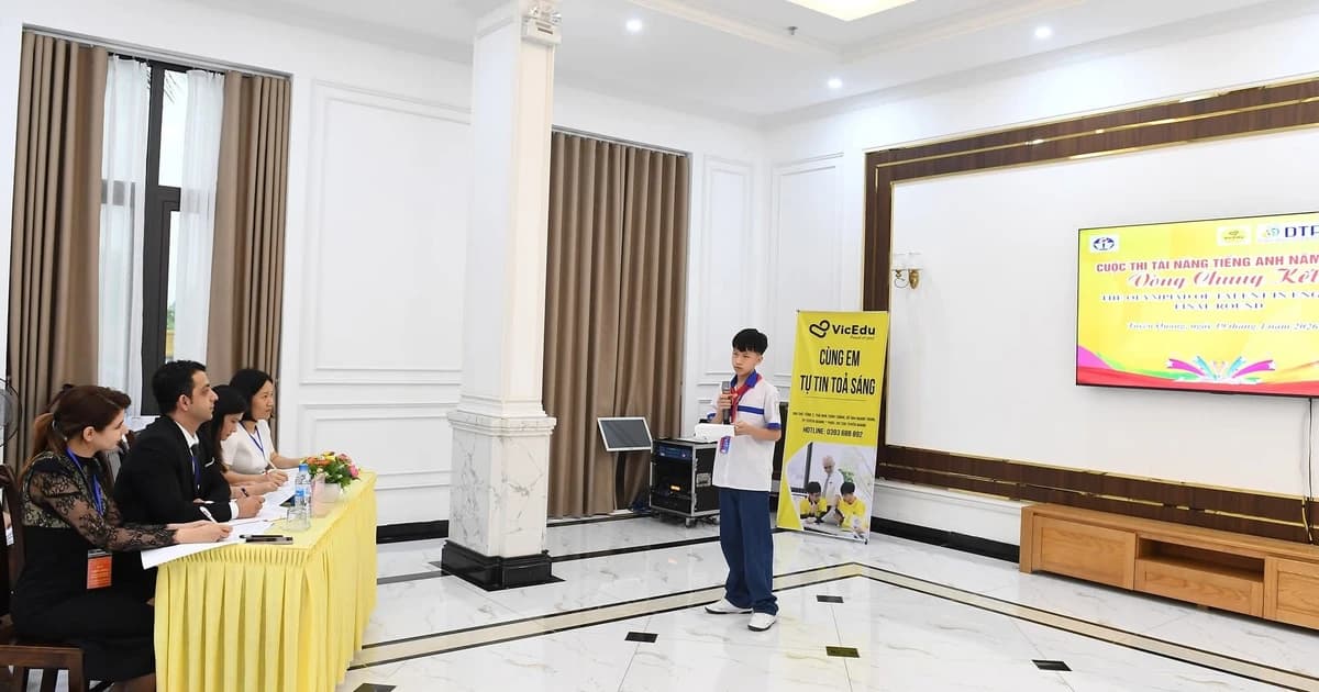 Tuyên Quang lan tỏa cảm hứng học ngoại ngữ trong nhà trường từ sân chơi trí tuệ