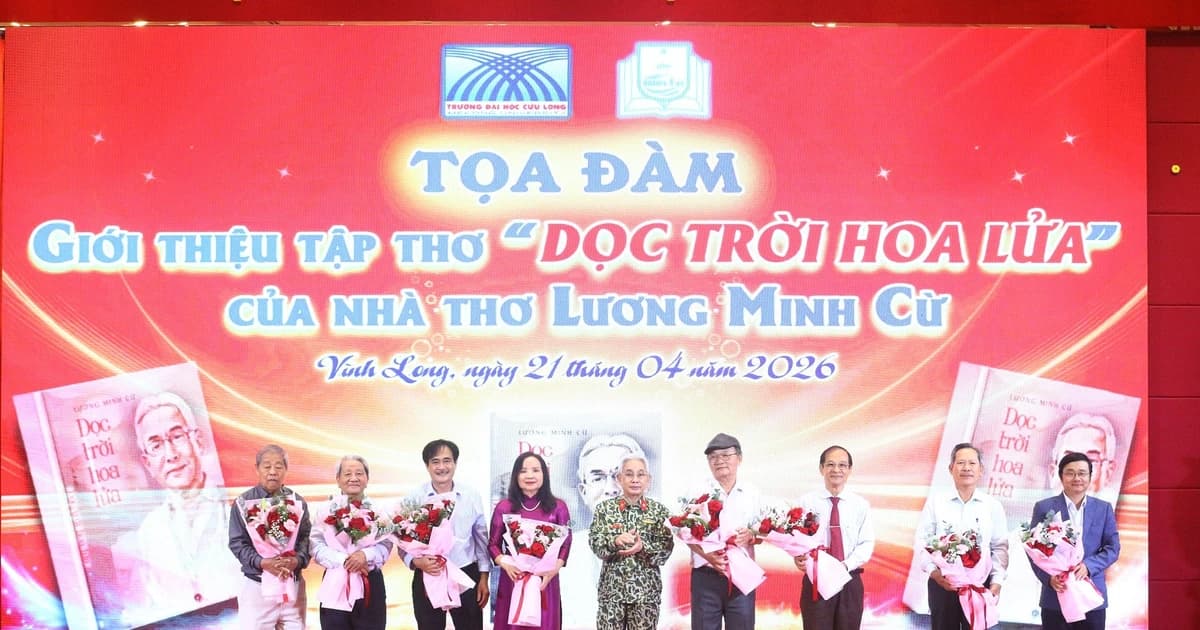 Dấu ấn ‘Dọc trời hoa lửa’ của nhà giáo, nhà thơ áo lính Lương Minh Cừ