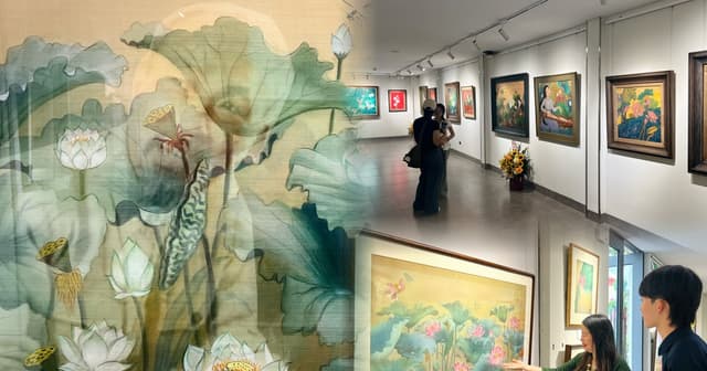 'Mùa sen nhớ Bác' – Không gian nghệ thuật lan tỏa cảm xúc giữa lòng Thủ đô