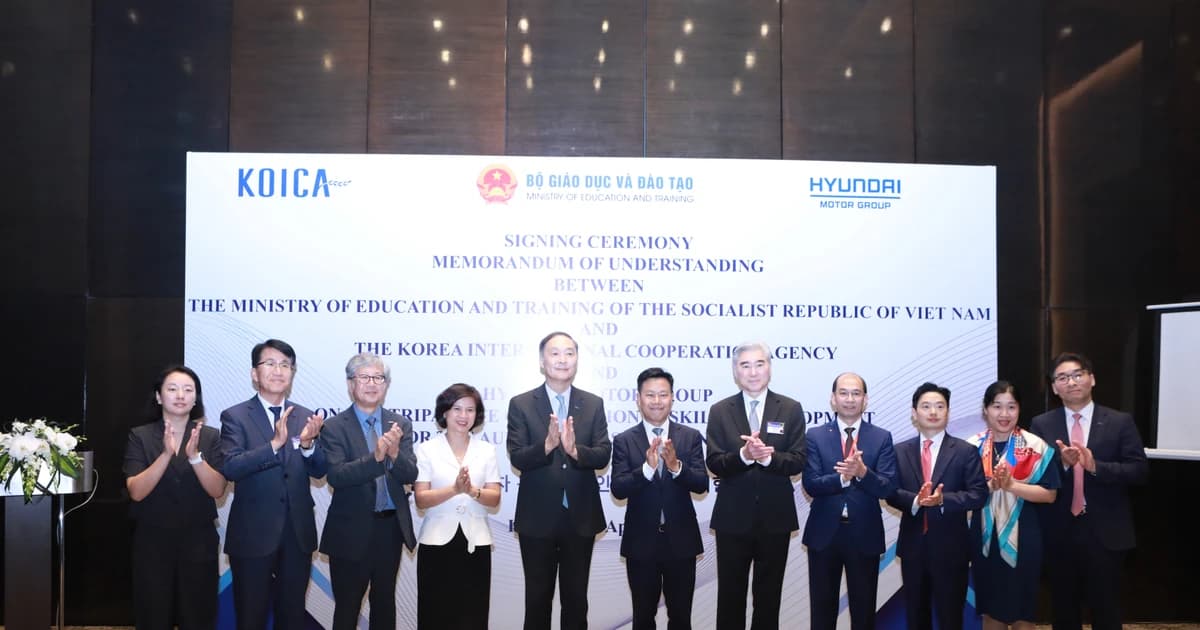 Bộ GD&ĐT ký kết hợp tác với KOICA và Tập đoàn Motor Hyundai