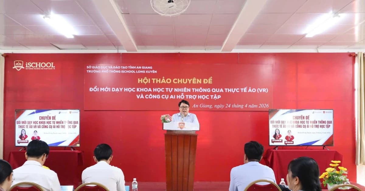 Ứng dụng VR và AI vào dạy học, nâng cao chất lượng giáo dục tại An Giang
