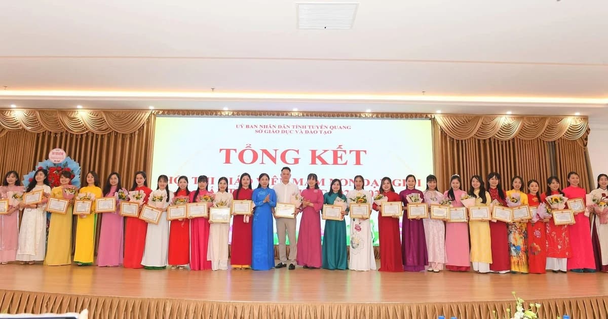 Ứng dụng AI, giáo viên mầm non Tuyên Quang bứt phá tại hội thi cấp tỉnh