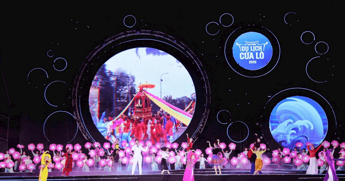 Tưng bừng khai mạc Festival Du lịch Cửa Lò 2026