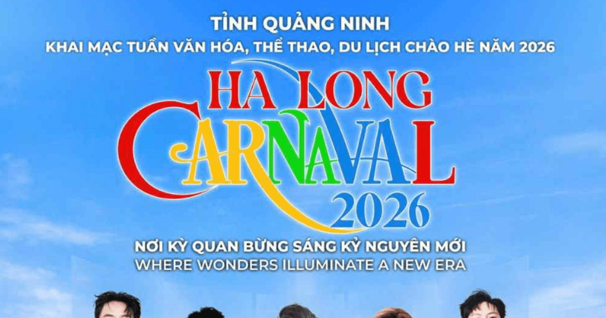 Quảng Ninh sẵn sàng cho chương trình nghệ thuật khai mạc Carnaval Hạ Long 2026
