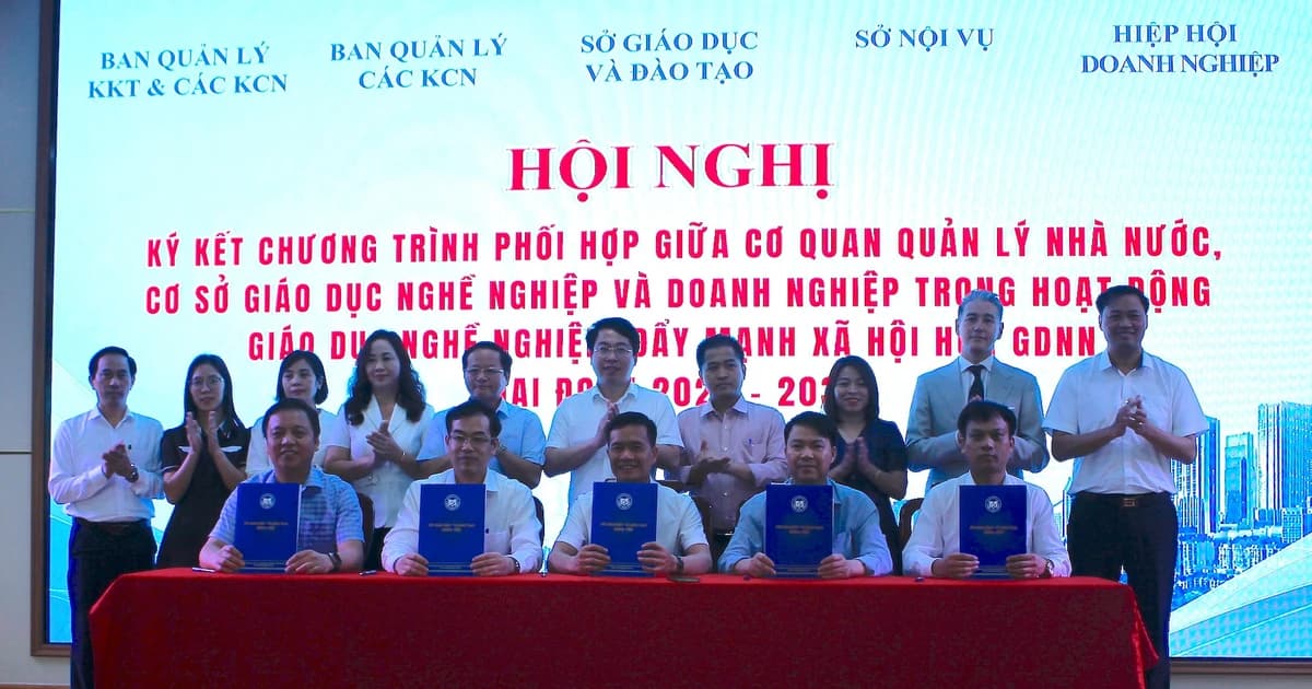 Hưng Yên thúc đẩy liên kết phát triển giáo dục nghề nghiệp