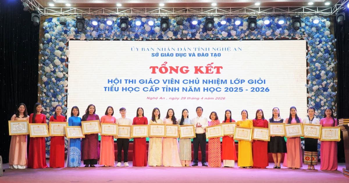 Lan tỏa đổi mới và sáng tạo trong công tác chủ nhiệm cấp tiểu học tỉnh Nghệ An