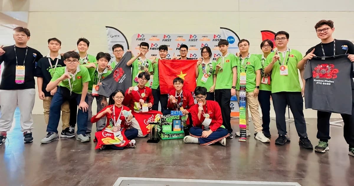Học sinh trường Ams đạt thành tích xuất sắc tại giải robotics Vô địch thế giới