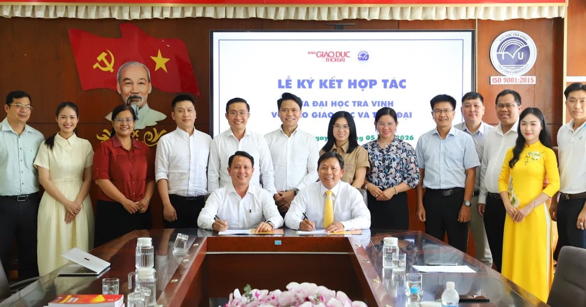 Báo Giáo dục và Thời đại hợp tác toàn diện với Đại học Trà Vinh