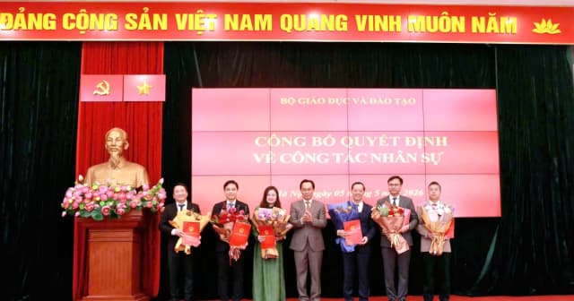 Bộ GD&ĐT công bố một số quyết định về công tác nhân sự