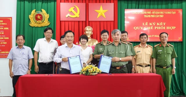 Sở GD&ĐT TP Cần Thơ và Công an TP Cần Thơ chung tay đảm bảo an toàn trường học