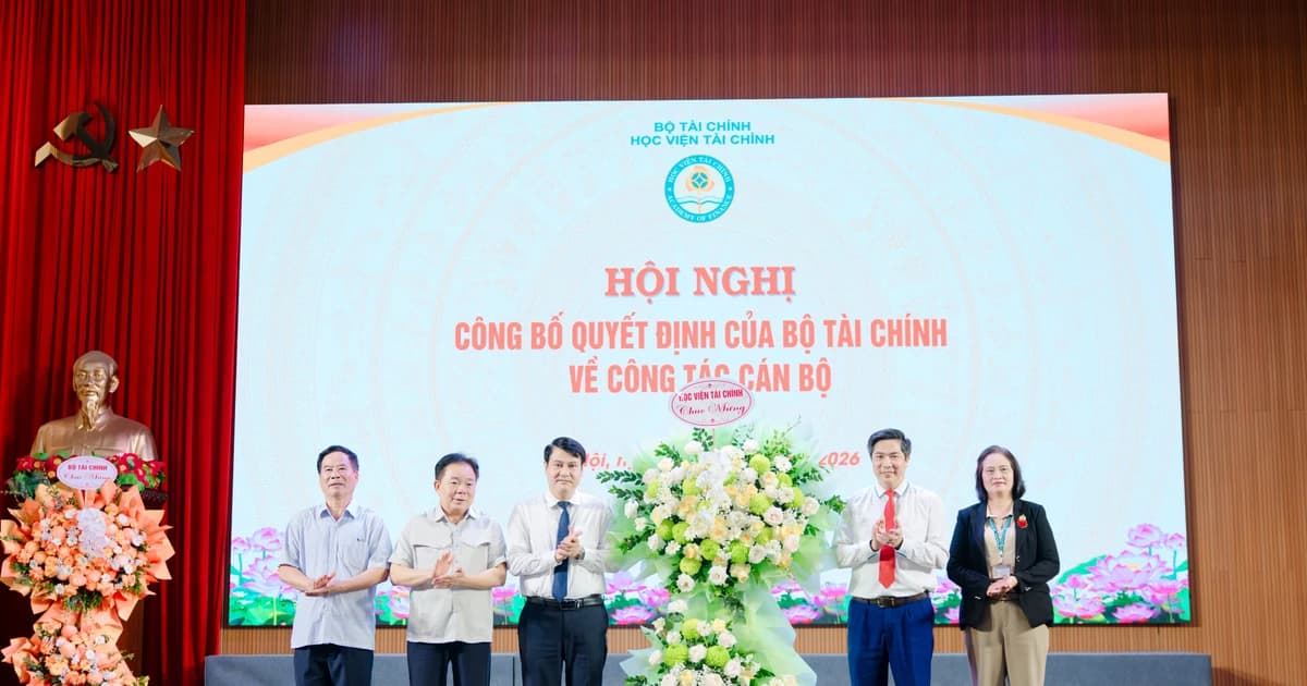 Học viện Tài chính bổ nhiệm lãnh đạo sau sắp xếp