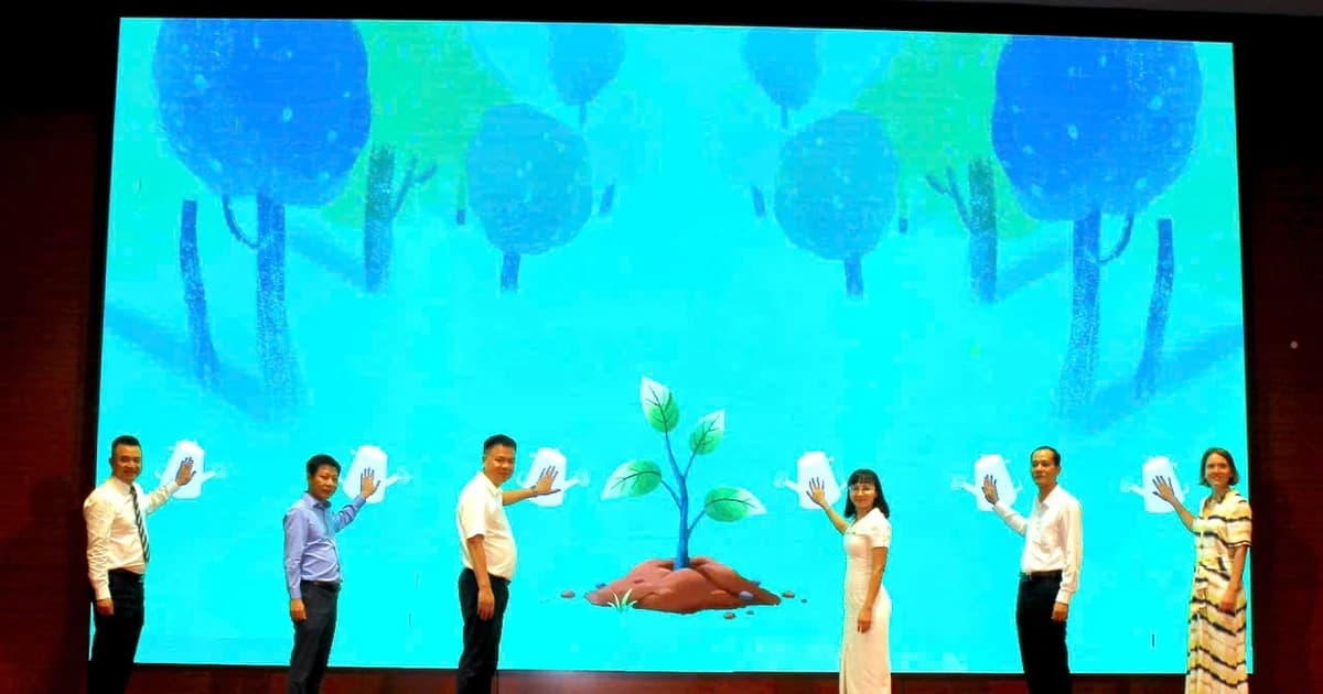 Bàn giao vườn ươm và tổng kết chiến dịch 'Học đường Xanh - Gieo mầm tương lai'