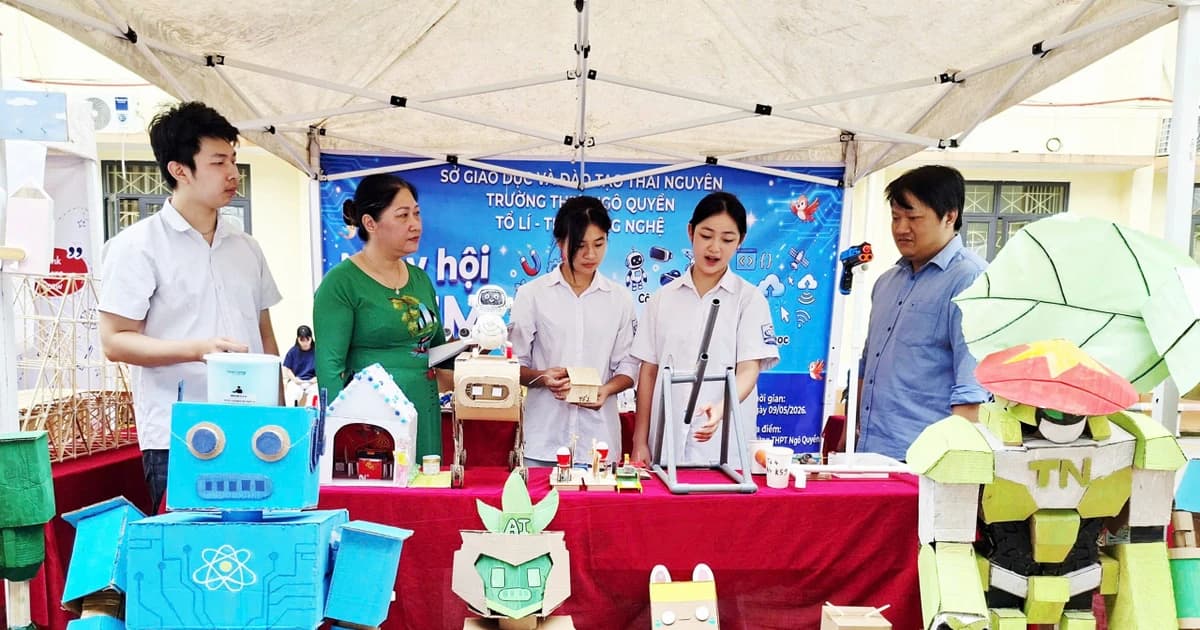 Ngày hội khơi dậy tinh thần sáng tạo cho học sinh Thái Nguyên