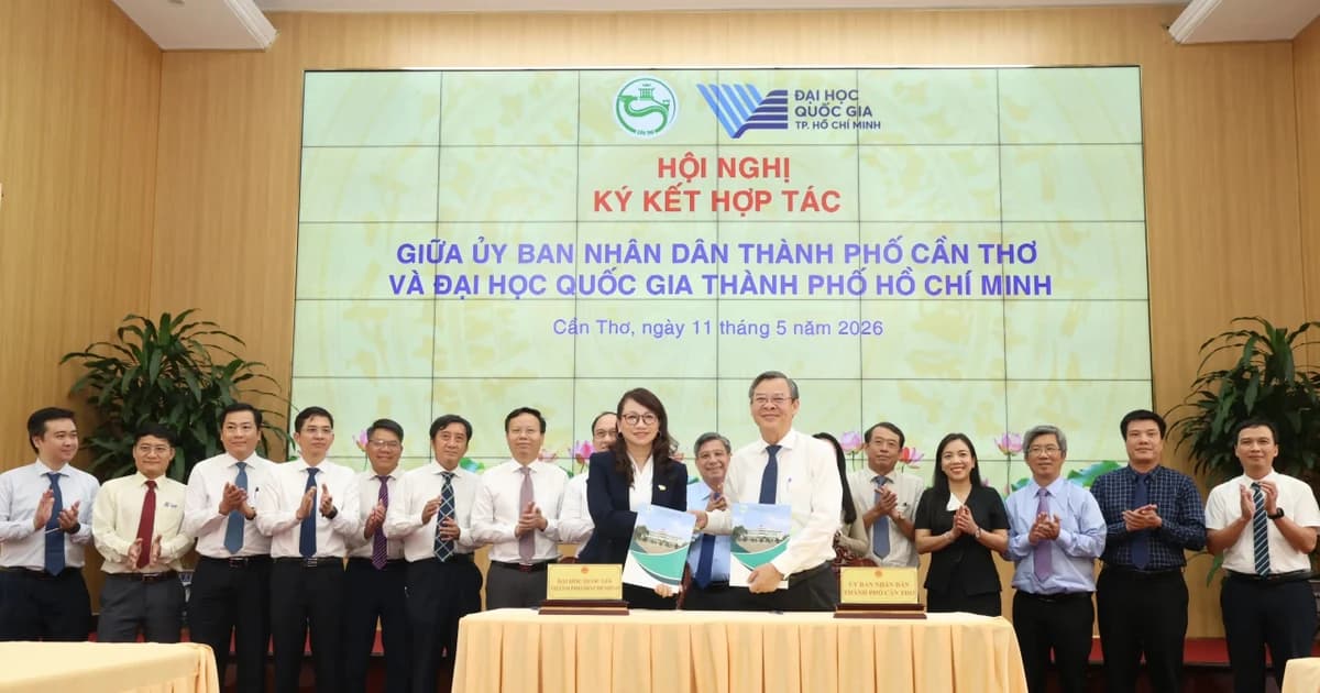 TP Cần Thơ và Đại học Quốc gia TPHCM ký kết hợp tác chiến lược