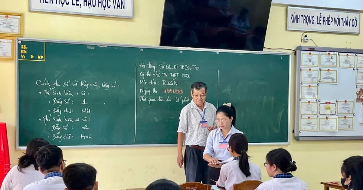 Hơn 32.000 học sinh lớp 12 ở Cần Thơ tham gia thi thử tốt nghiệp THPT