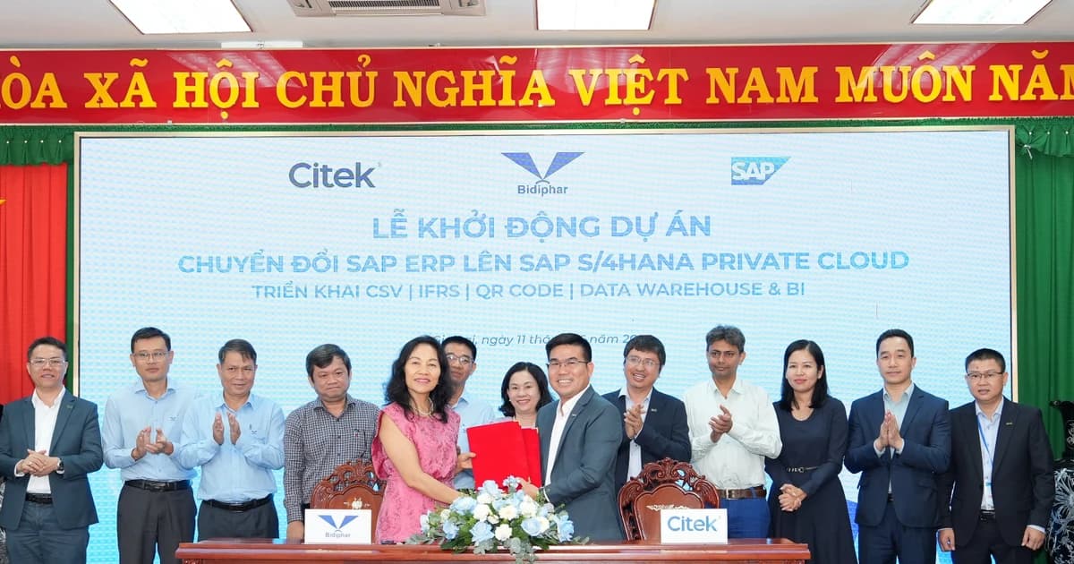 Bidiphar khởi động dự án chuyển đổi số quy mô lớn