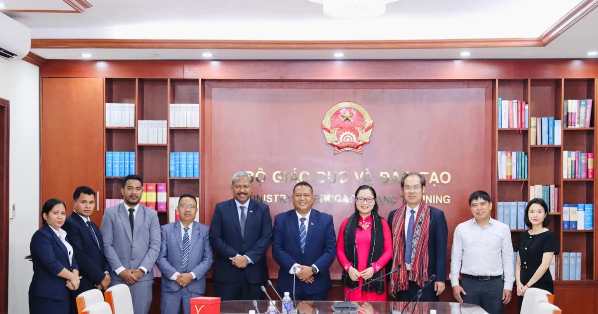 Tăng cường hợp tác giáo dục giữa Việt Nam và Timor Leste