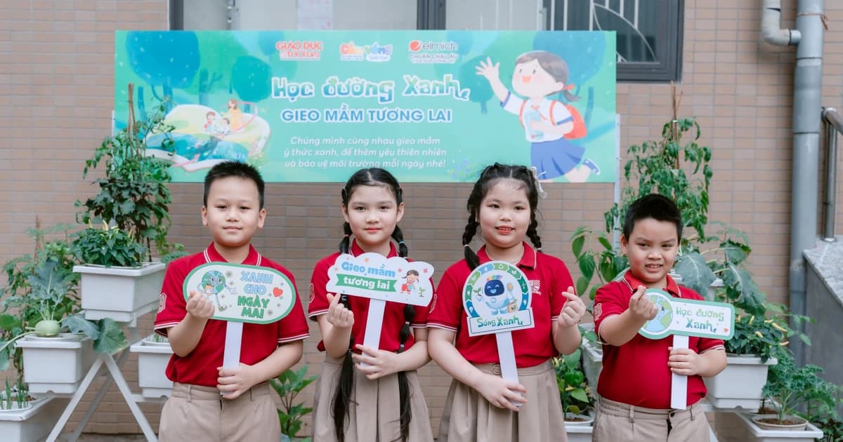 Học đường Xanh - Gieo mầm tương lai: Hành trình gắn kết giáo dục môi trường với thực tiễn
