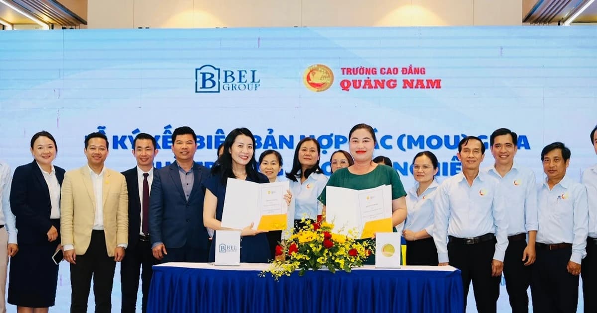 Trường Cao đẳng Quảng Nam và Bel Group ký kết đào tạo nhân lực ngành du lịch