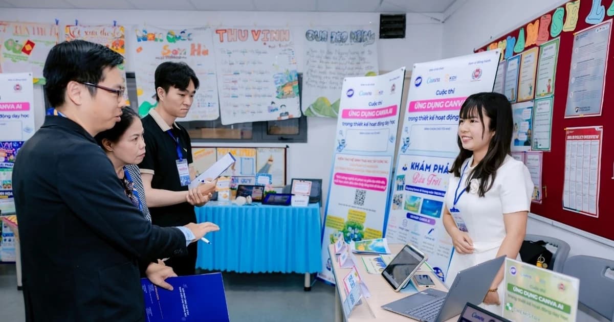 Lan tỏa tinh thần đổi mới sáng tạo qua cuộc thi ứng dụng Canva AI trong dạy học