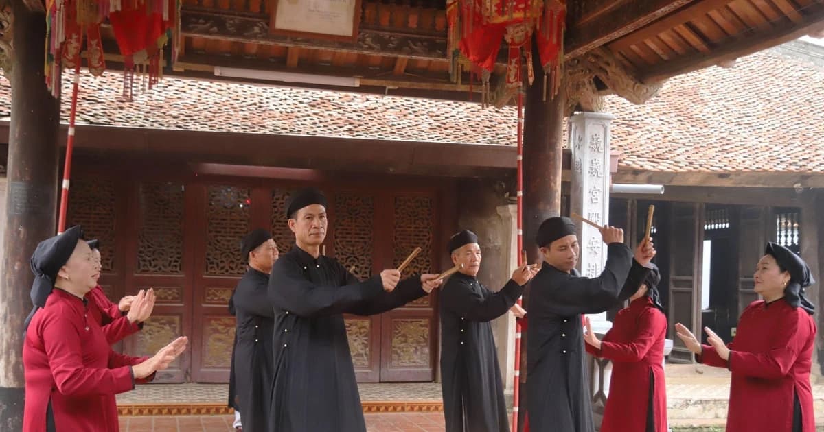 ‘Thanh âm đất Tổ’ đưa người trẻ đến gần nghệ thuật hát Xoan