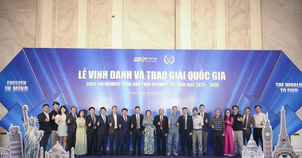 IOE 2025-2026: Kết nối hơn 3,2 triệu học sinh, lan tỏa niềm yêu thích tiếng Anh