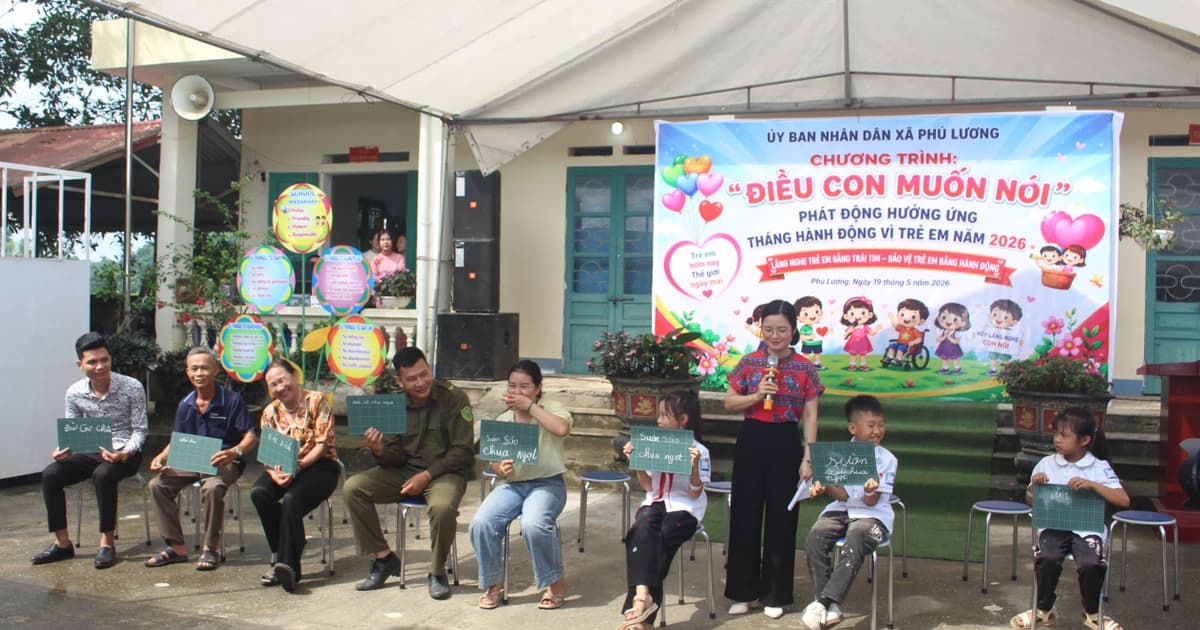'Điều con muốn nói' – Diễn đàn mở để trẻ em cất lên tiếng nói