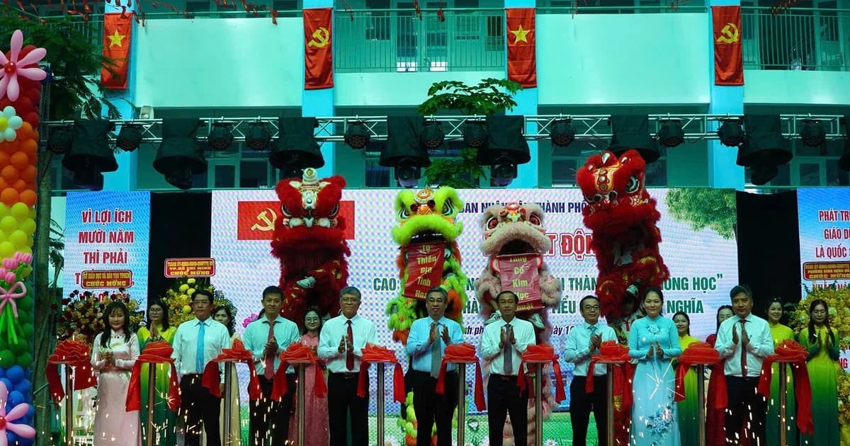 TPHCM phát động 100 ngày đêm hoàn thành 1.000 phòng học