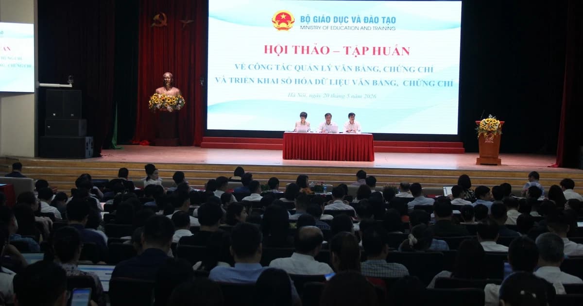 Bộ GD&ĐT tập huấn về công tác quản lý văn bằng, chứng chỉ