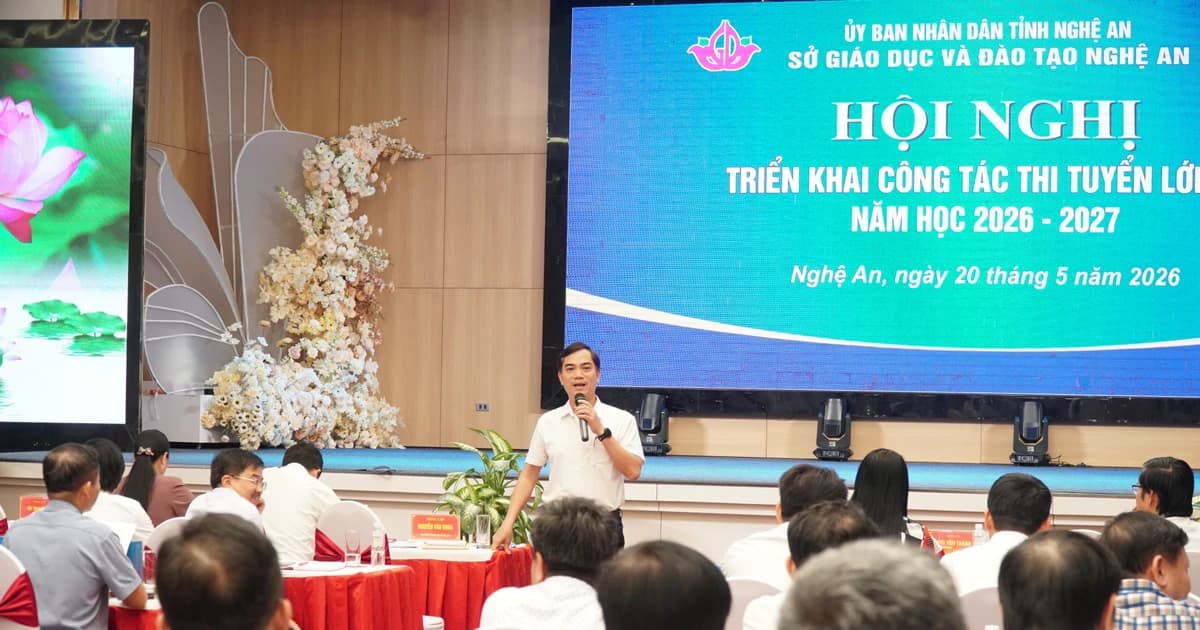 Nghệ An đảm bảo an toàn, nghiêm ngặt đến từng khâu tổ chức thi tuyển sinh lớp 10