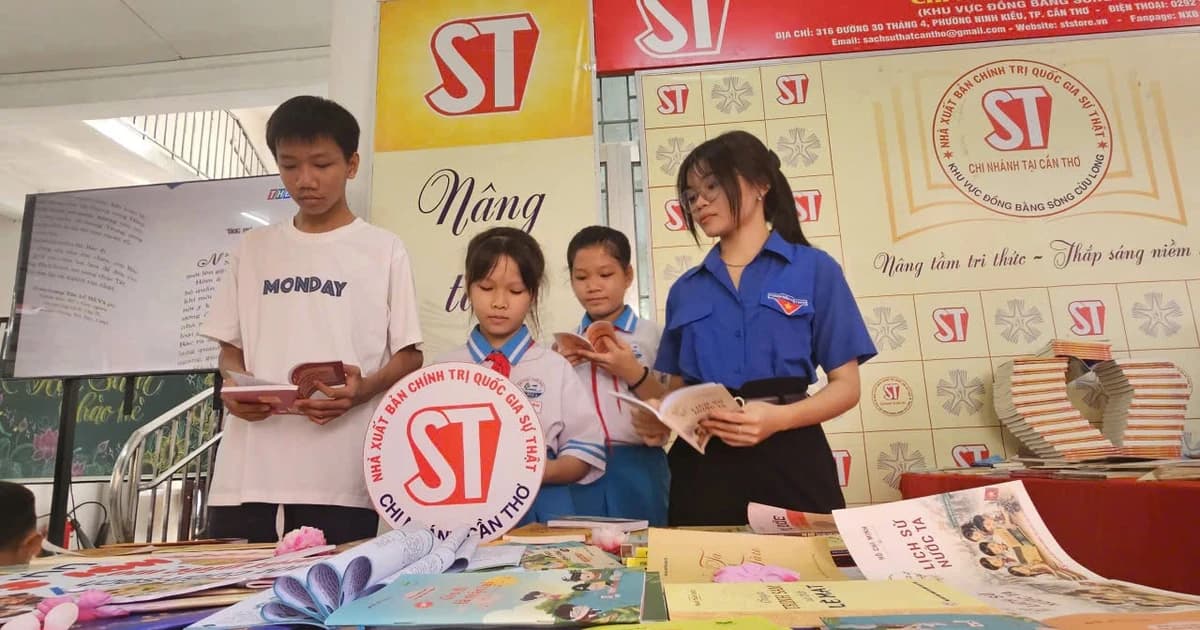 'Hội sách chào hè' đến với học sinh TP Cần Thơ