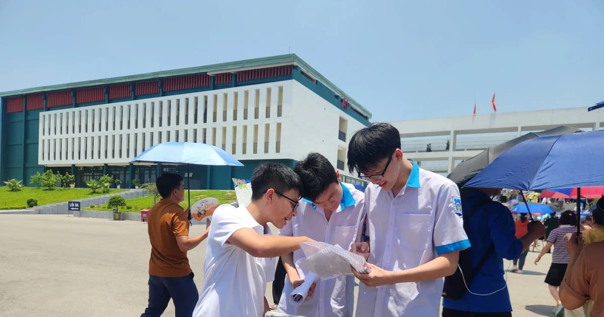 Thí sinh Tuyên Quang tự tin sau buổi thi đầu tiên vào lớp 10