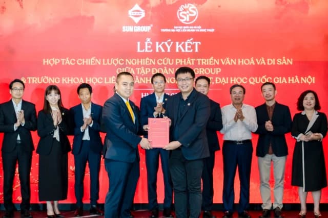 Đại học Quốc gia Hà Nội đồng hành cùng Tập đoàn Sun Group trong nghiên cứu phát triển văn hoá và di sản Việt Nam