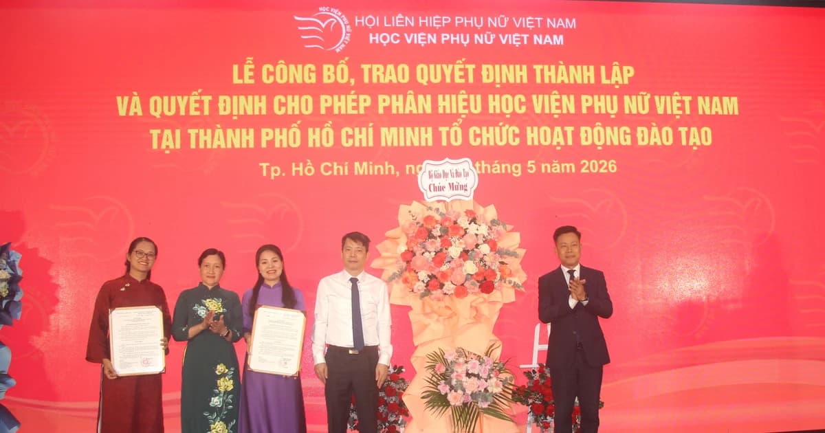 Học viện Phụ nữ Việt Nam chính thức có Phân hiệu tại TPHCM