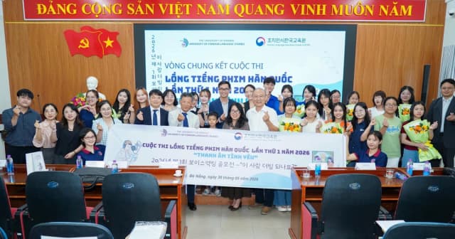 Học sinh, sinh viên Đà Nẵng hào hứng tham gia cuộc thi Lồng tiếng phim Hàn Quốc